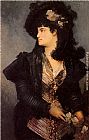 Hans Makart Portrait of a Lady painting